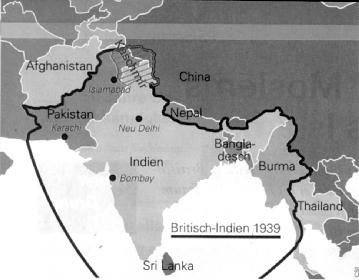 1947: Pakisztán és India elnyeri függetlenségét Nagy-Britanniától